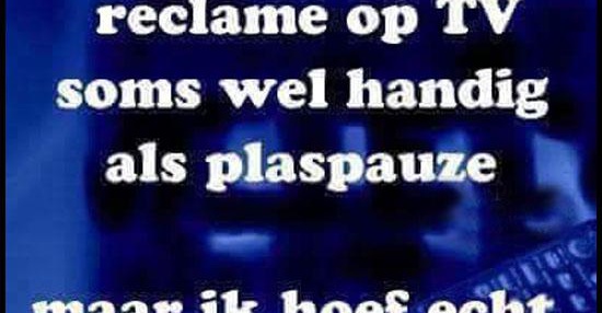 Reclame op TV